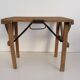 Siège pliant ancien en bois