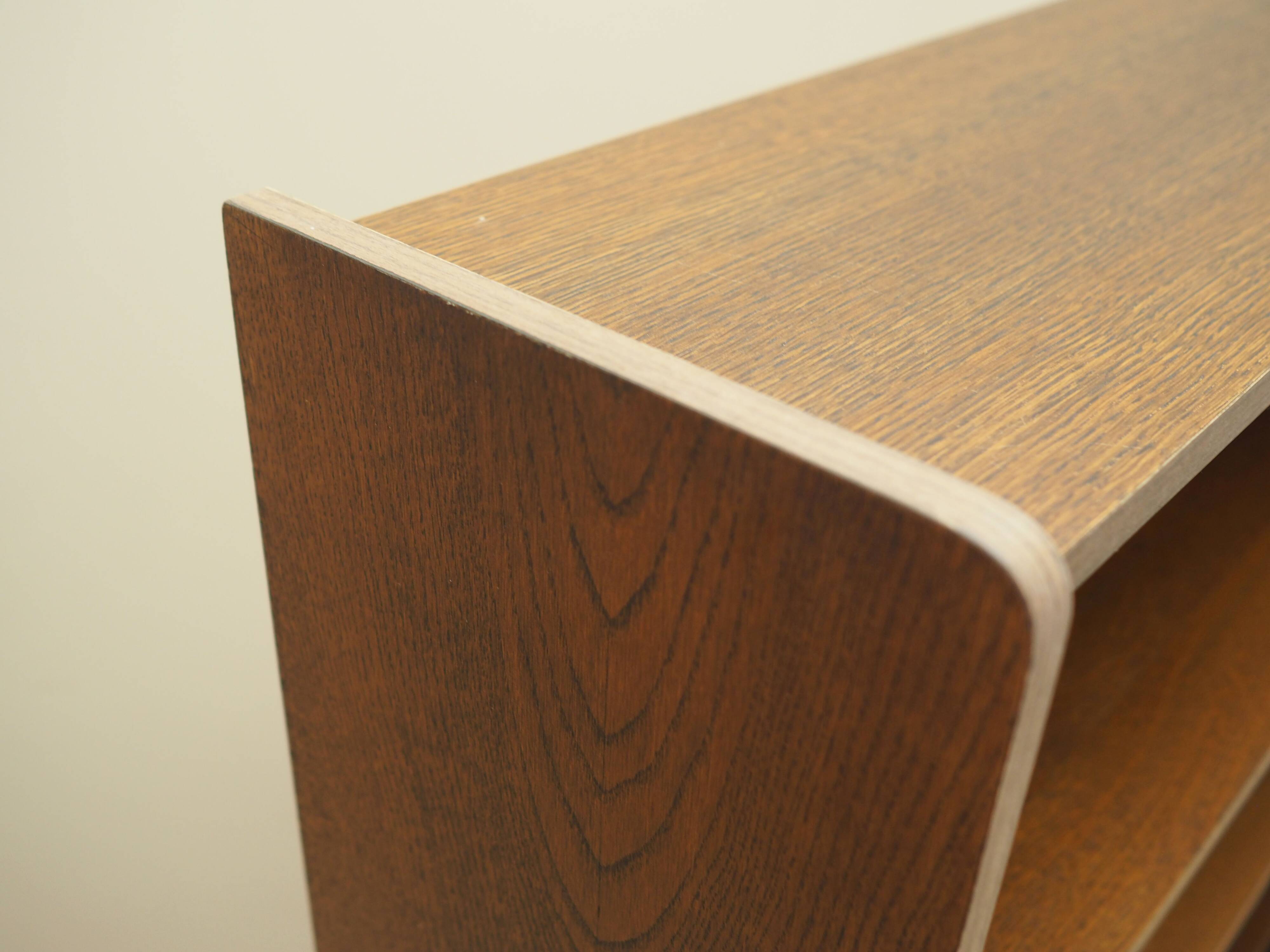 Oak bookcase, Danish design, 1970s, production: Denmark