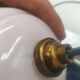 Paire de suspension en opaline