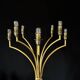 Paire de grandes lampes candelabre