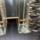 Pukeberg Wall Lamps – Pair Scandinavian Glass Sconces 1960s
