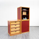 Meuble bureau années 70, modulable, Flötotto