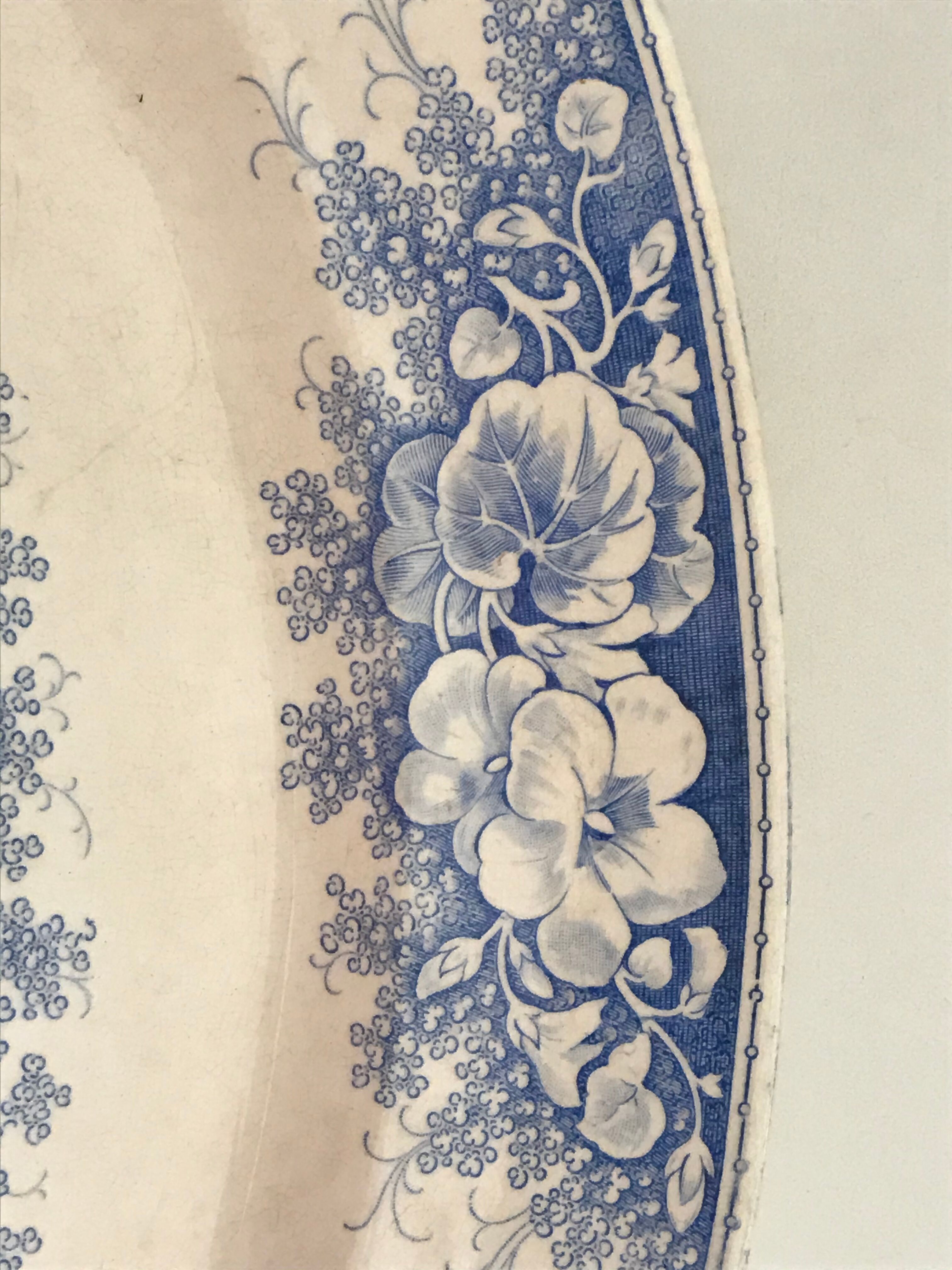 Old dish U-C Sarreguemines