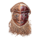 “mbuya” mask, pende, democratic republic of congo. wood, pigments,
