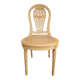Chaise de style Louis XVI jaune provençale