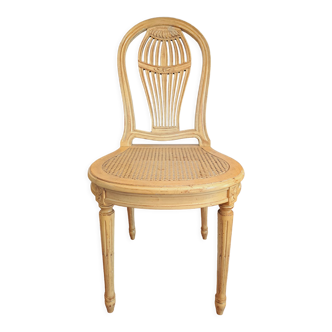 Provencal yellow Louis XVI style chair
