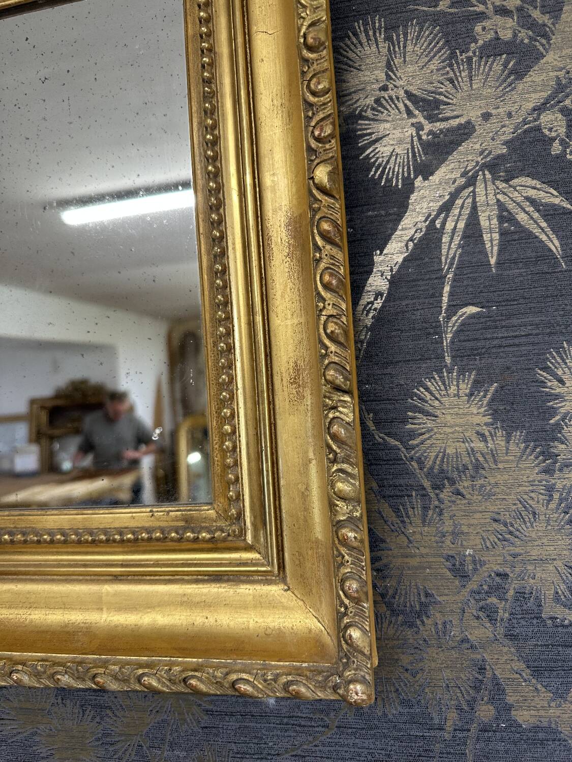 Miroir époque XIX 40 x 48