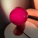 Lampe vintage Panda GUZZINI- Ambrogio Pozzi  rouge