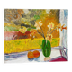Still life painting with bouquet oil on canvas