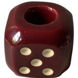 Bougeoirs en forme de dé