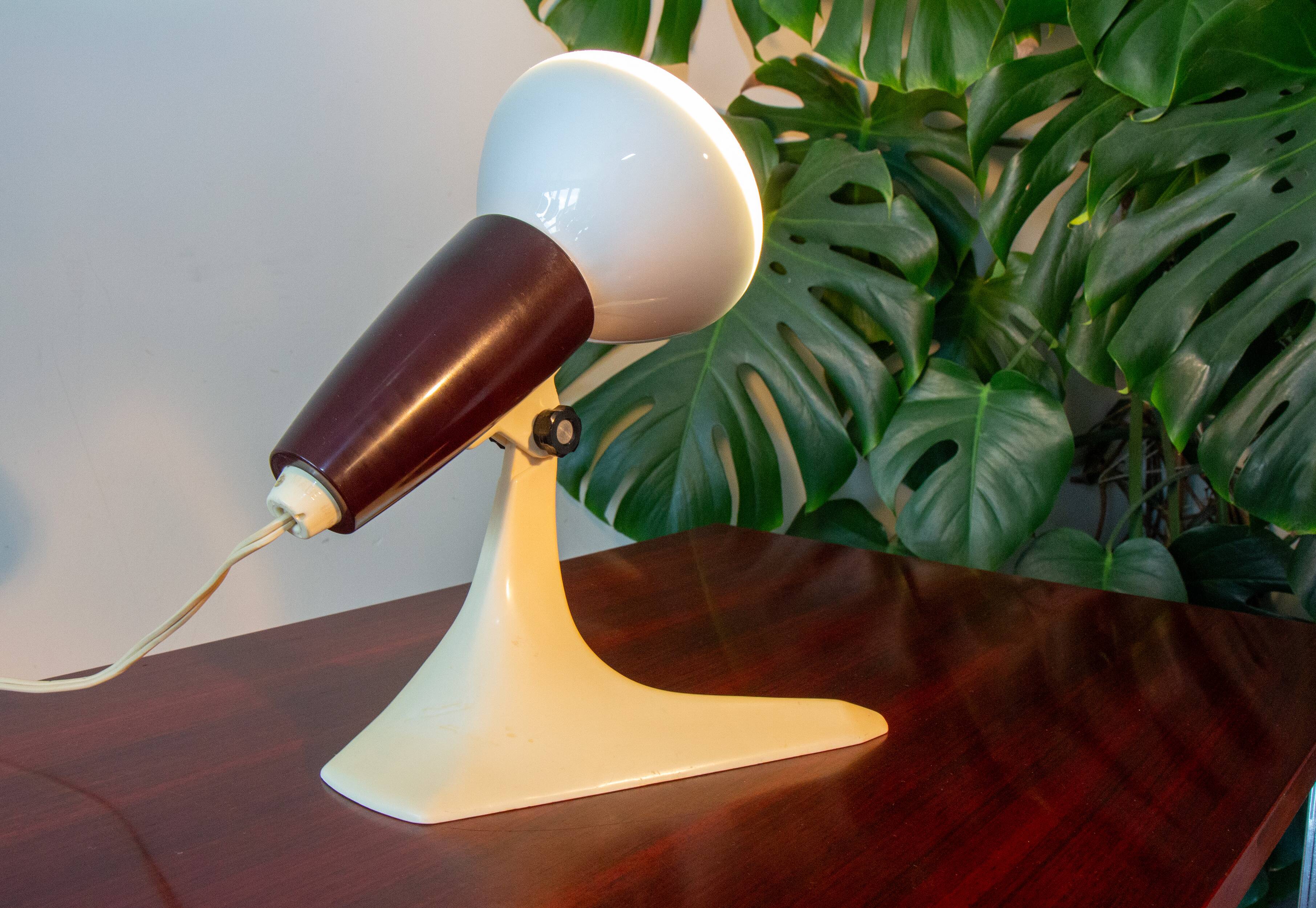 Bakelite spotlight by Osram, 50s aero design