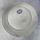 Assiette plate terre de fer U&C Sarreguemines