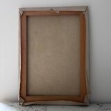 Brown female table signed R. Pauliere