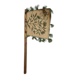 Éventail africain Bolga, décor mural