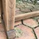 Pair of antique solid oak benches
