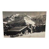 Photo on wood chalet 60s