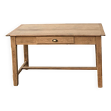 Antique farmhouse table with 1 drawer - 6 people