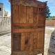Louis xv cabinet in walnut gendarme’s hat