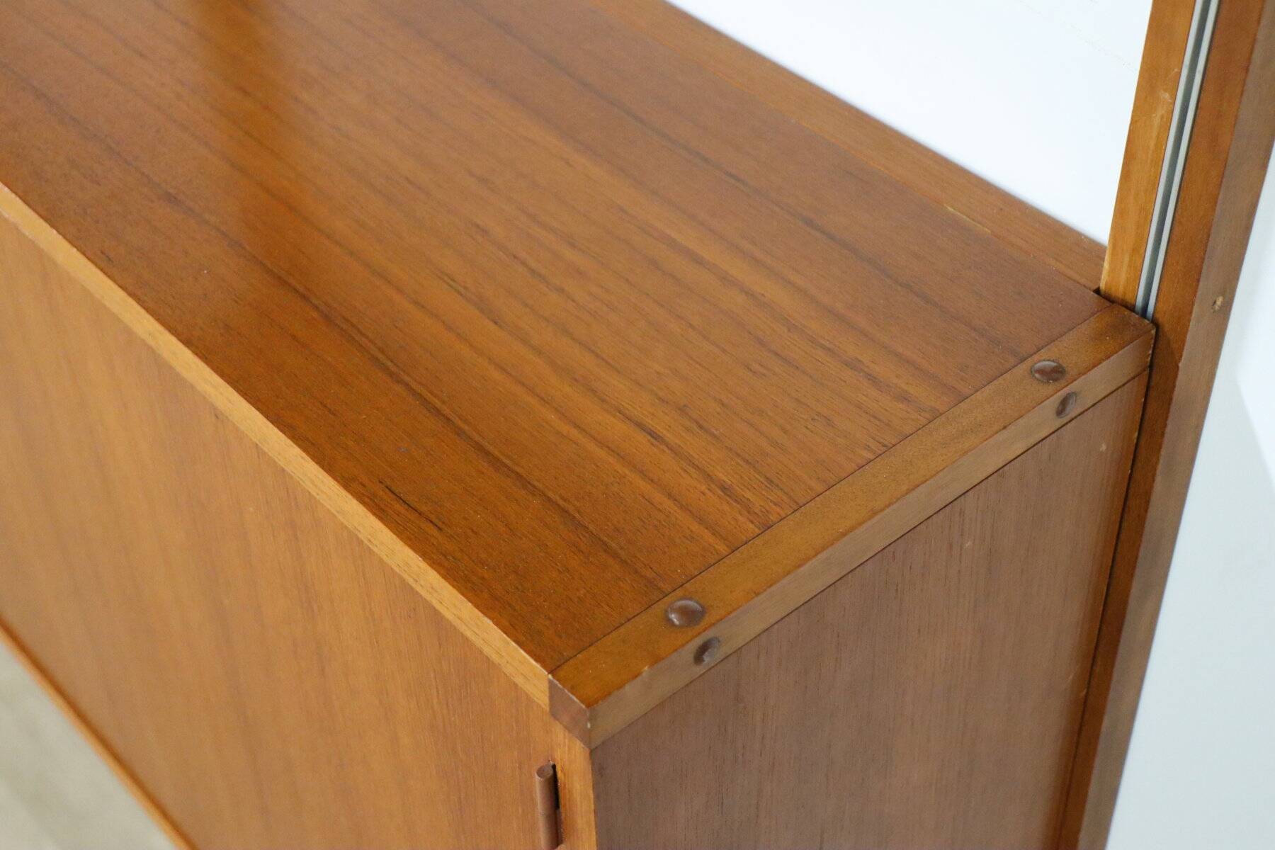 Modular wall bookcase, Minvielle edition by ARP – 1960