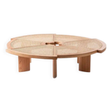 Charlotte Perriand's "Rio" rattan coffee table by Cassina