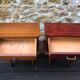 Pair of vintage bedsides 60