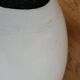 White ovo magazine holder by stamp space age vintage