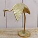 Pair of brass herons