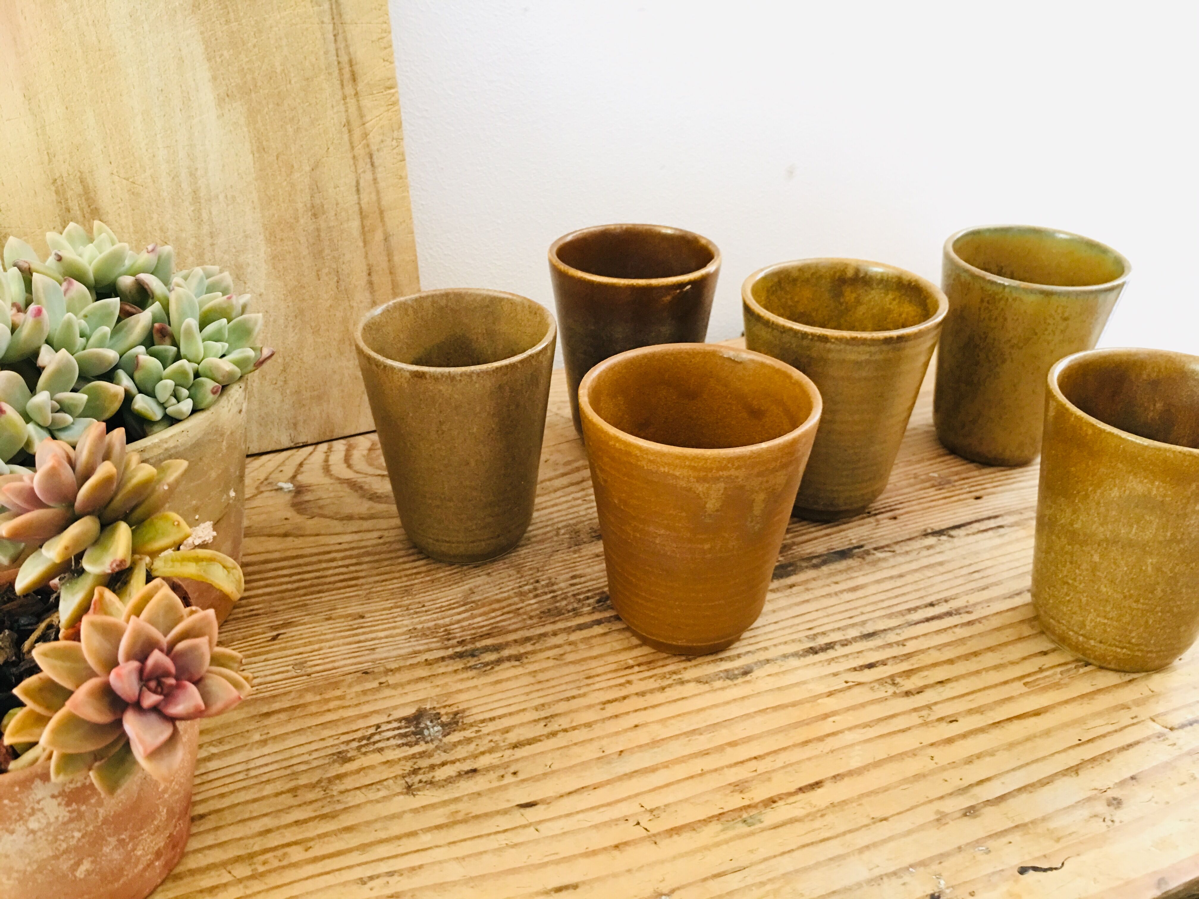 Terracotta mugs