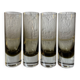 Smoked crystal water glass from the 1970s