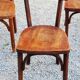 Set of 5 Stella Thonet bistro chairs from the 1950s