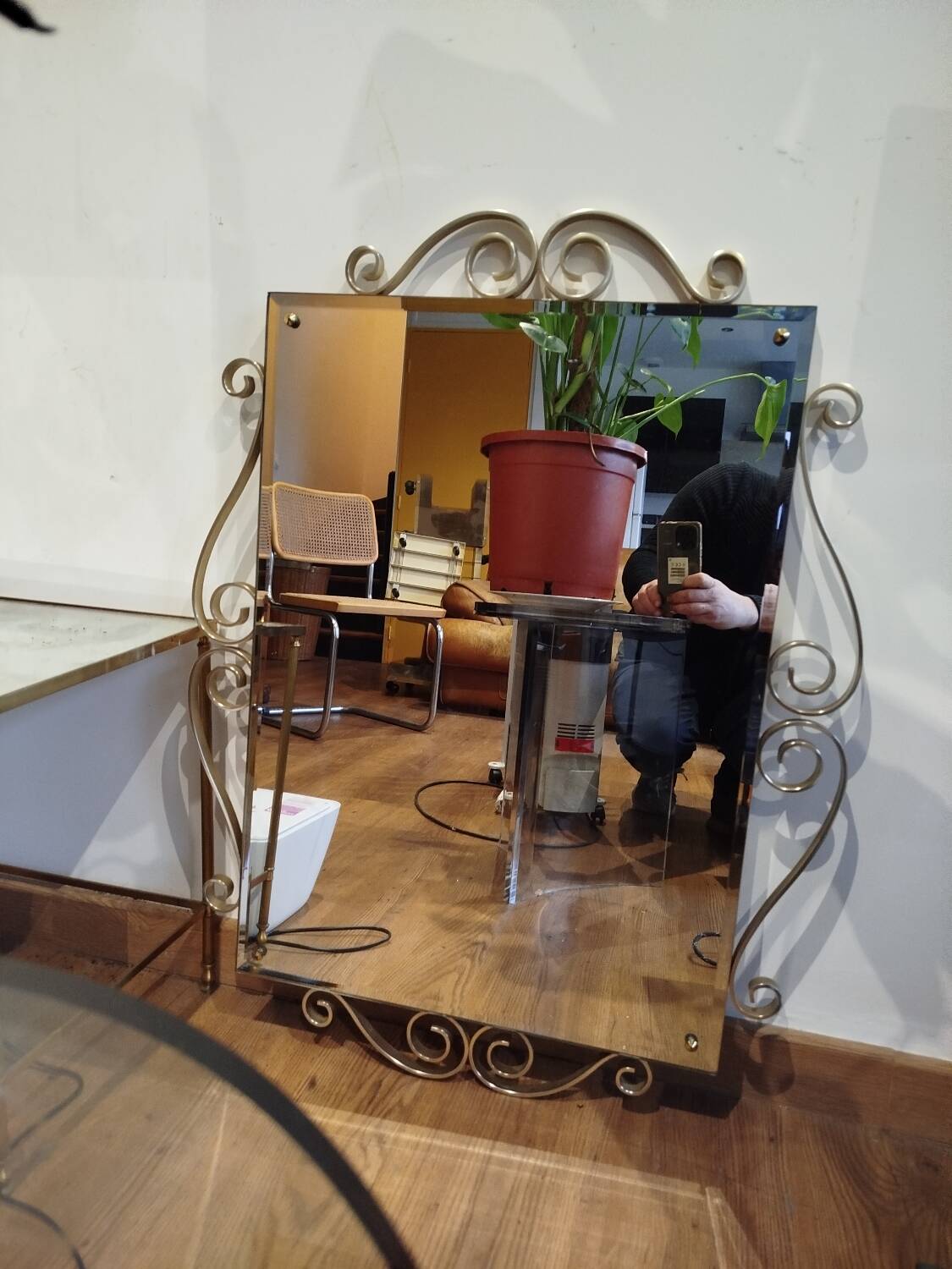 moustache mirror, 1950s