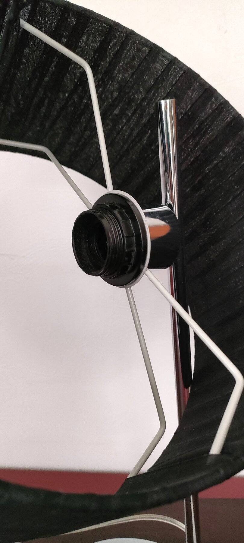 K-Lighting by Candibambu designer living room lamp - stainless steel and textile - post 2000