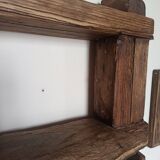 Solid wood wall shelf