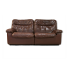 Sofa De Sede. Leather "chocolate" Switzerland, circa 1970