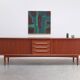 Danish sideboard with tambour doors by Bernhard Pedersen & Søn, 1960s