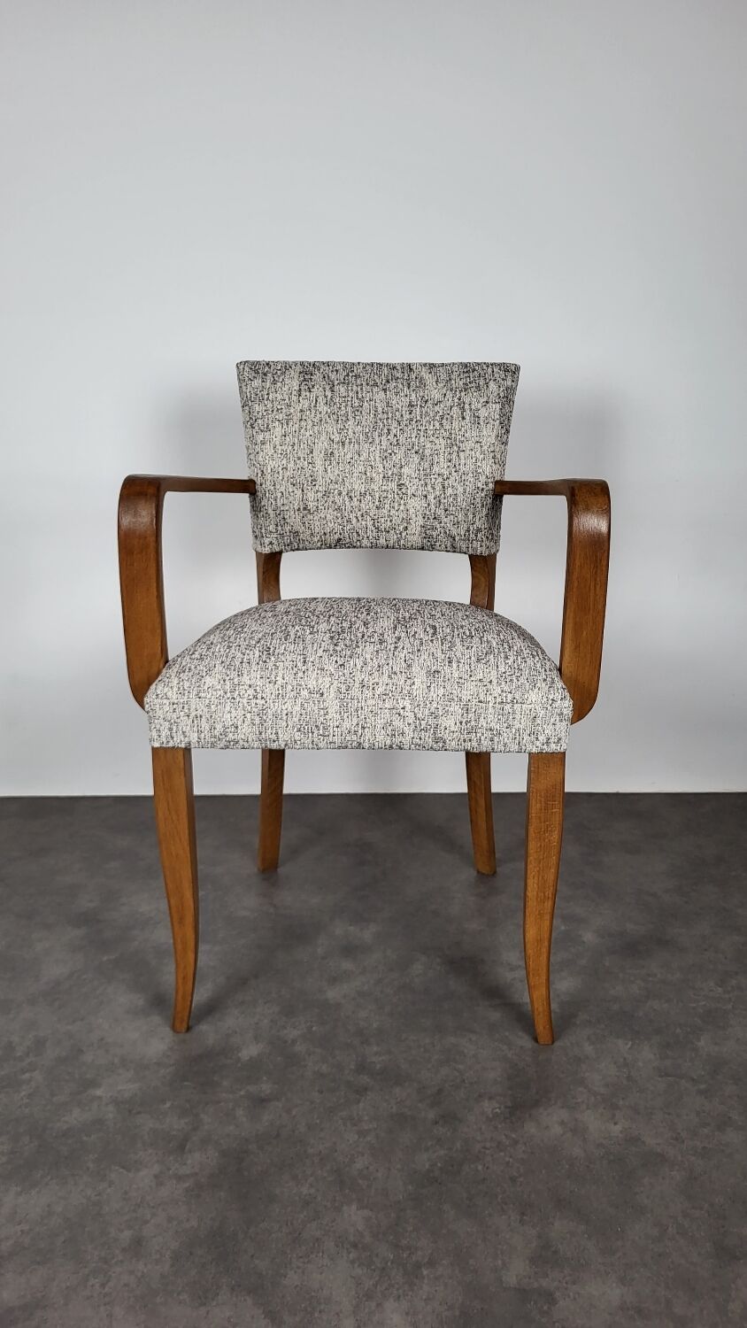 Light grey Art Deco armchair