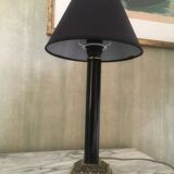 Lamp with brass foot