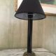 Lamp with brass foot