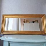 Set 2 vintage Italian wooden mirrors 80s 50x24cm