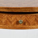 Petite Table de Salon en Marqueterie, style Transition Louis XV / Louis XVI – 1920
