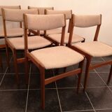 Set de 6 chaises Erik buch pour anderstrup møbelfabrik 1960