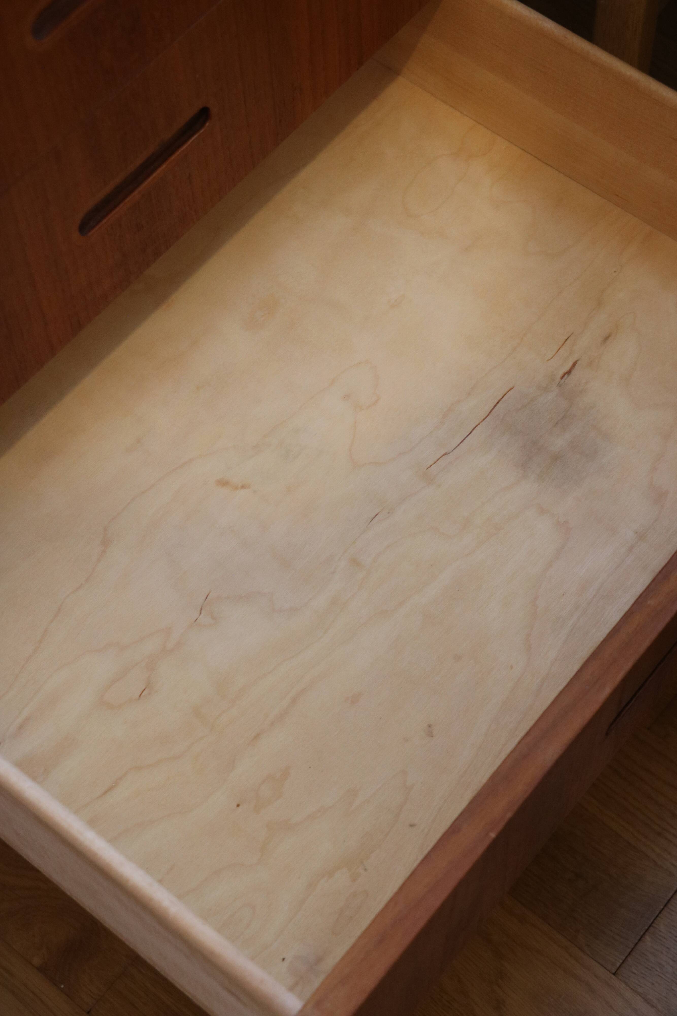 1960s Scandinavian teak chest of drawers