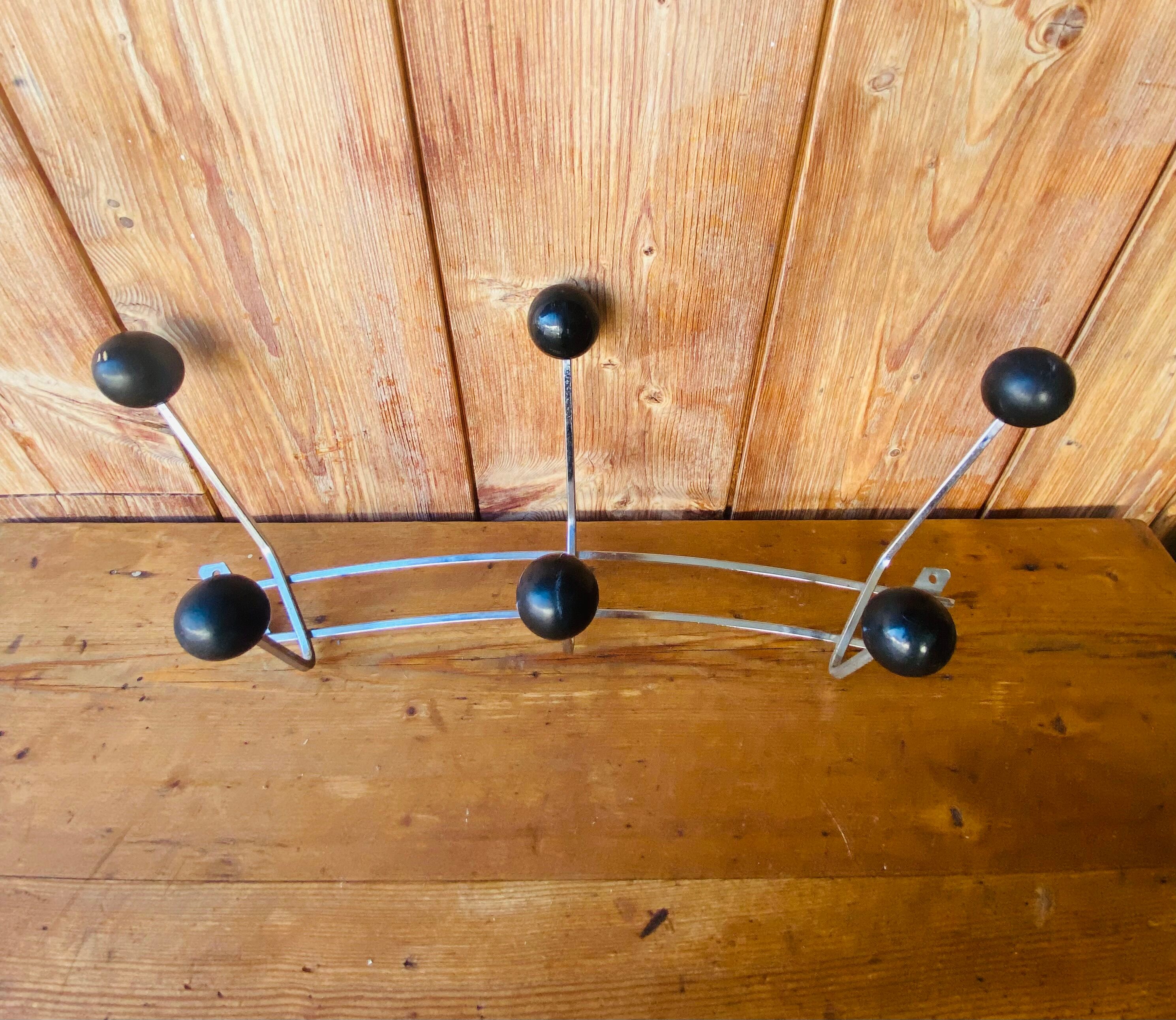 Vintage wall coat rack 60