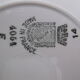 4 plates made of Saint Amand earthenware