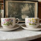 Vintage stoneware cups