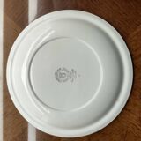 Pyroblanc porcelain dessert plates