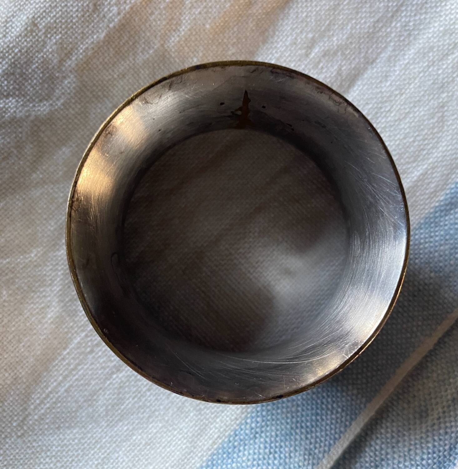 Rond de serviette Christofle en métal argenté