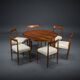 Round table attributed to Ernst Martin Dettinger for Lübke, 1960s