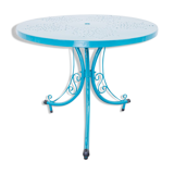 Tiffany iron garden table from the 1950s