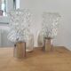 Pair of 1970s crystal wall lights